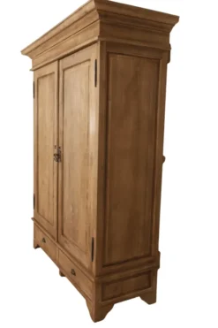 Teakhouten Klassieke Kledingkast met Planken 160 cm