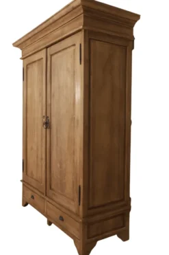 Teakhouten Klassieke Kledingkast met Planken 160 cm