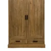 Teak houten kledingkast (demontable
