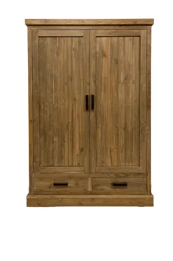 Teak houten kledingkast (demontable