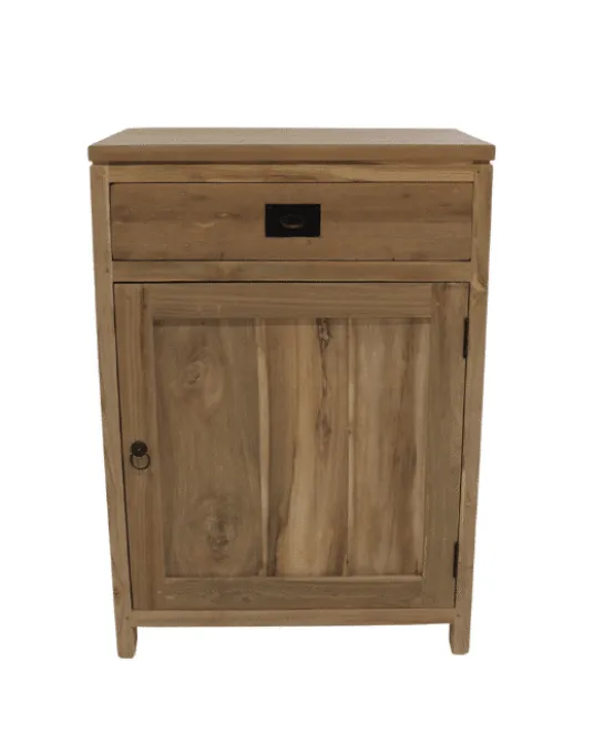 Teak houten Klein badkamer kastje