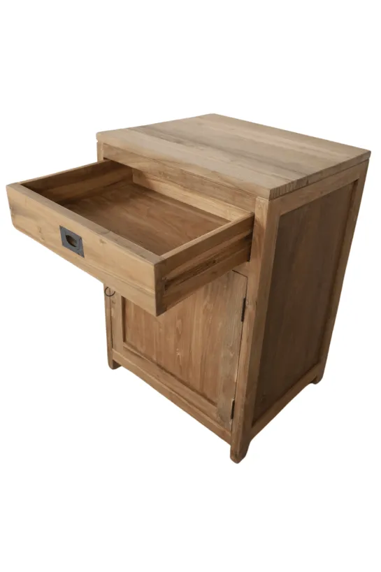 Teak houten Klein badkamer kastje