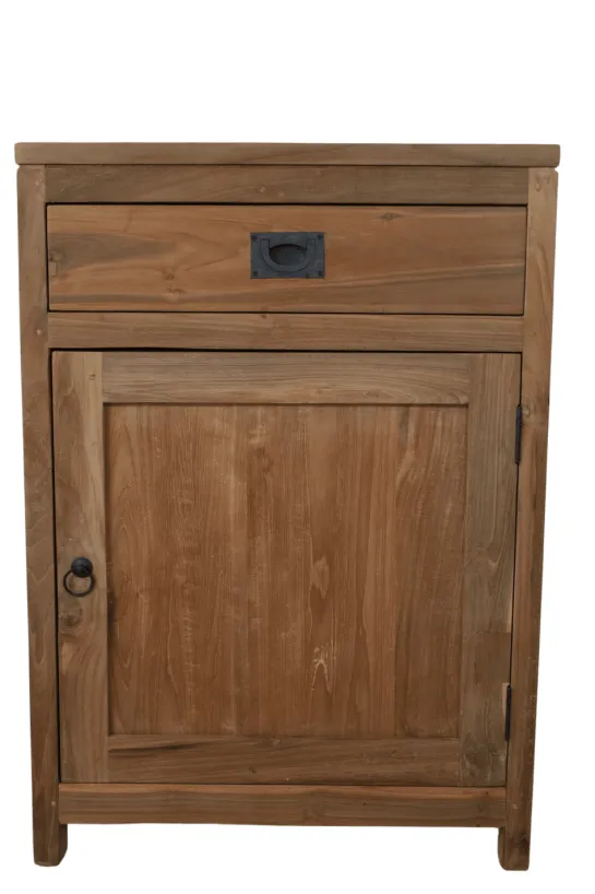 Teak houten Klein badkamer kastje