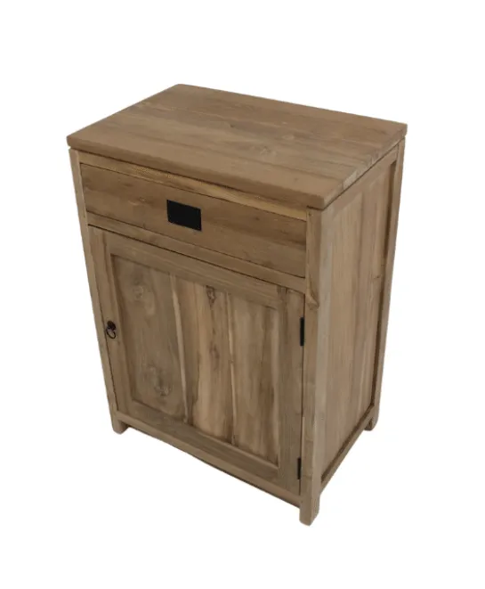 Teak houten Klein badkamer kastje
