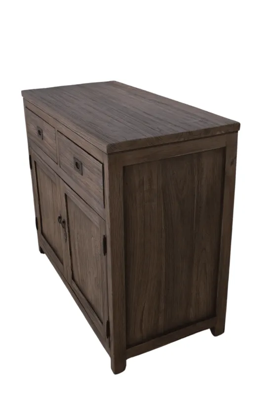 Teak houten klein dressoir 1 meter
