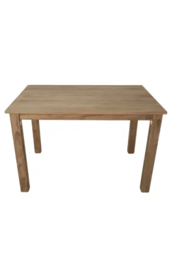 Teakhouten kleine eettafel 120×80 cm
