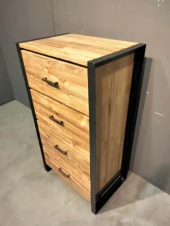 Teakhouten ladekast robuust teak