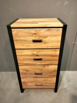 Teakhouten ladekast robuust teak