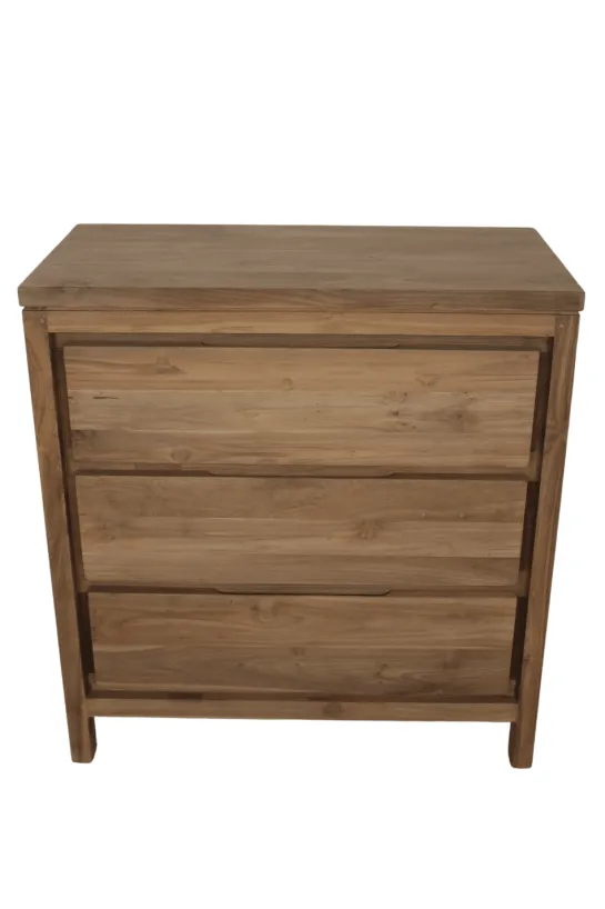Teakhouten Ladekast 80x45x85h