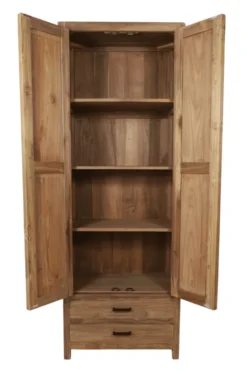 Teak houten opbergkast