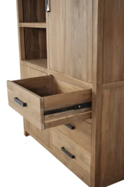 Teakhouten opbergkast (block kast)
