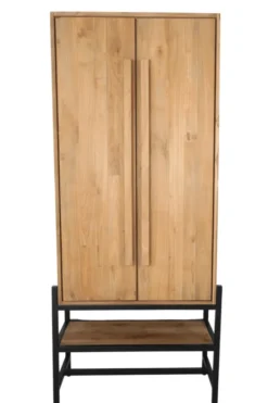 Teak houten opbergkast 90 cm