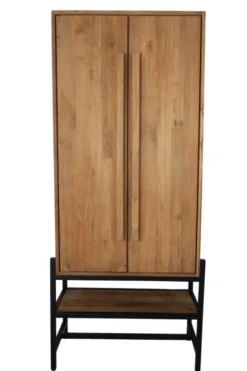 Teak houten opbergkast 90 cm