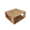 Teakhouten open salontafel