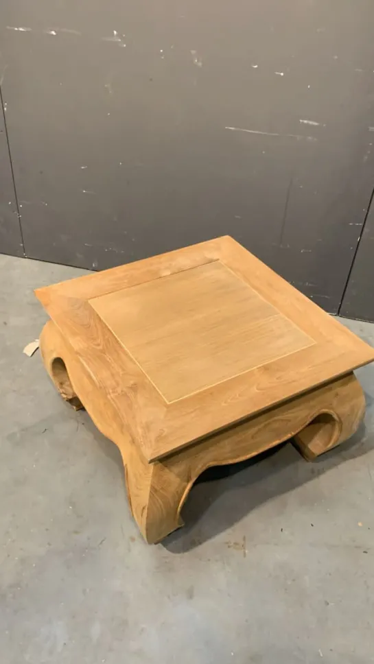 Teak houten Opium salontafel