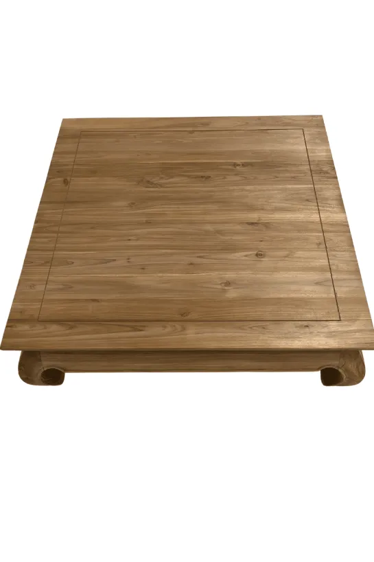Teakhouten opiumtafel 120×120