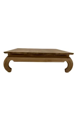 Teakhouten opiumtafel 120×120