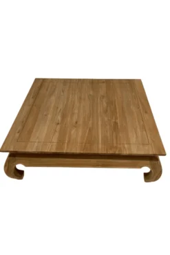 Teakhouten opiumtafel 120×120