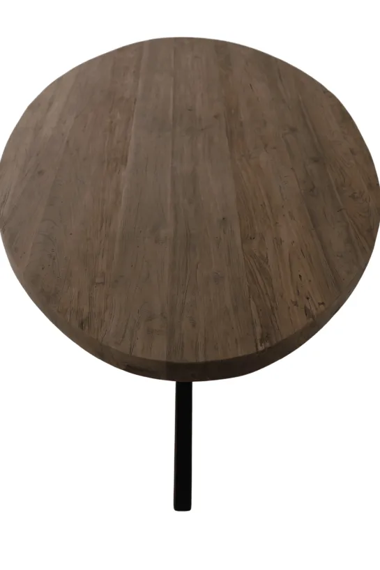 Teakhouten ovale eettafel