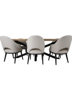 Teakhouten ovale eettafel 260 cm