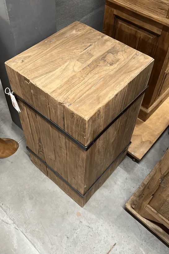 Teak houten pilaar