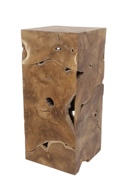 Teakhouten pilaar 40x40x90h