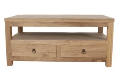 Teakhouten salontafel met lades