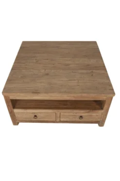 Teakhouten salontafel met lades