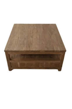 Teakhouten salontafel met lades