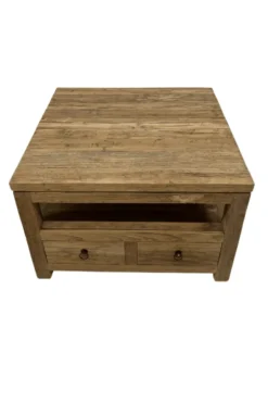 Teakhouten salontafel met lades