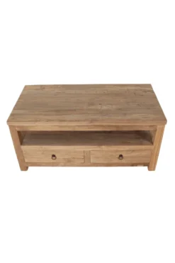Teakhouten salontafel met lades