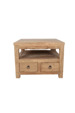 Teakhouten salontafel met lades