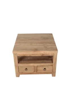 Teakhouten salontafel met lades
