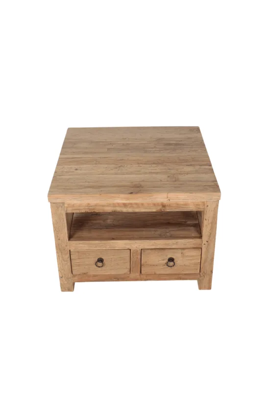 Teakhouten salontafel met lades