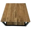 Teakhouten salontafel met onderblad