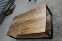 Teakhouten salontafel met onderblad