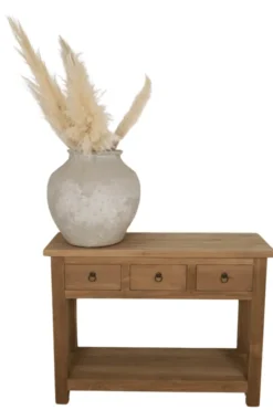 Teak houten sidetable 120 cm