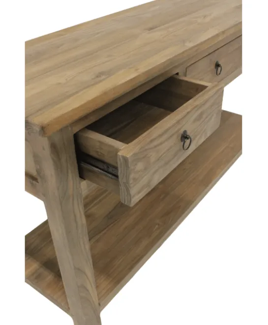 Teakhouten side table 80/100/120/140/160/180 en 200
