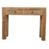 teak houten sidetable met 2 lades 100 cm