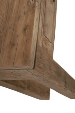 teak houten sidetable met 2 lades 100 cm
