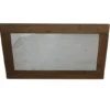 Teak Houten Spiegel Stoer met Dikke Rand 120x70cm