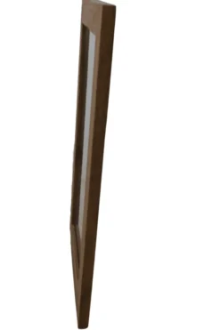 Teak Houten Spiegel Stoer met Dikke Rand 120x70cm