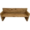 Teakhouten stoere bank