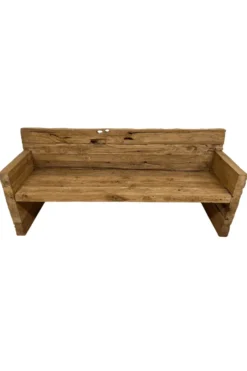 Teakhouten stoere bank