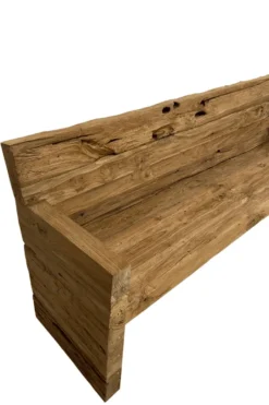 Teakhouten stoere bank
