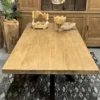 Teakhouten tafel – vervaardigd uit gerecycled massief teak 220 cm