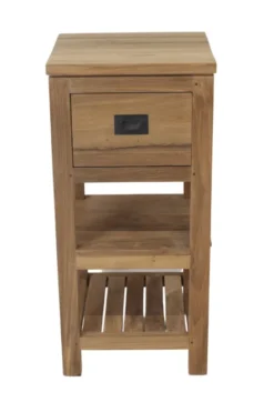 Teakhouten toiletkastje klein