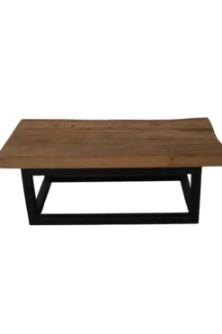 Teak Houten Toiletplankje met Metalen Beugel
