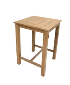 Teak houten tuin bartafel incl 4 barkrukken voor buiten
