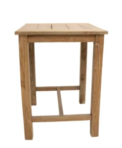 Teak houten tuin bartafel incl 4 barkrukken voor buiten